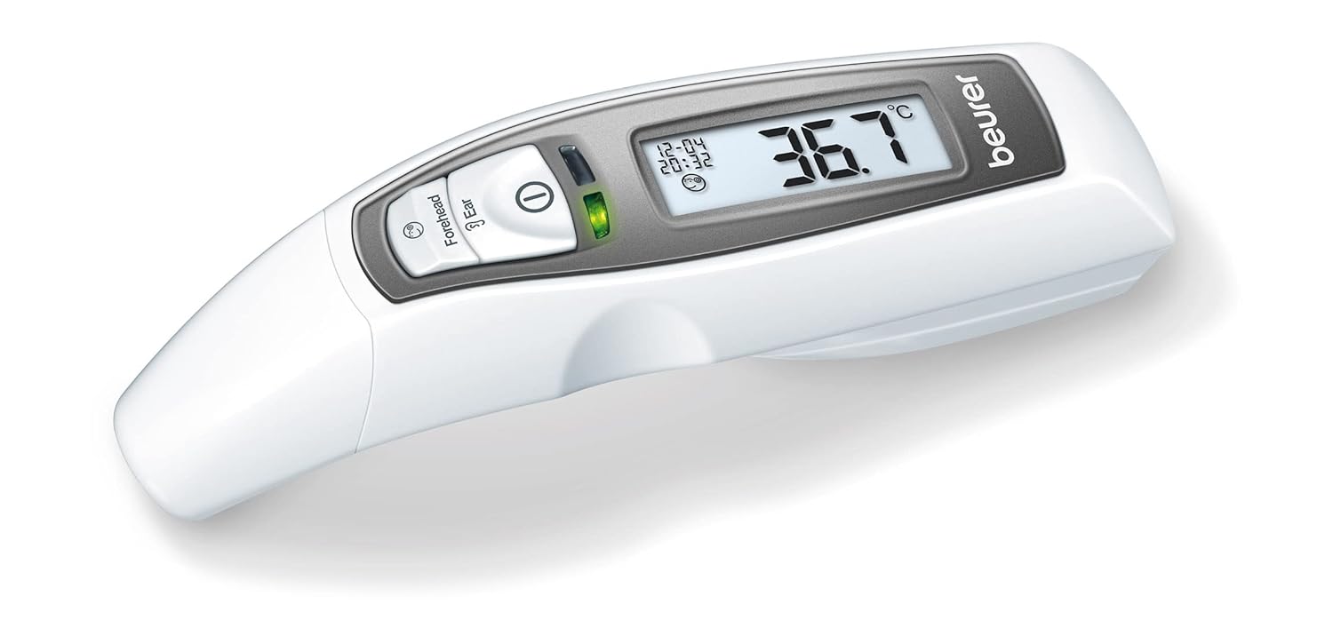 Beurer FT 65 Multi-Functional Thermometer — 6-in-1 Smart Vital Monitoring with Large Display